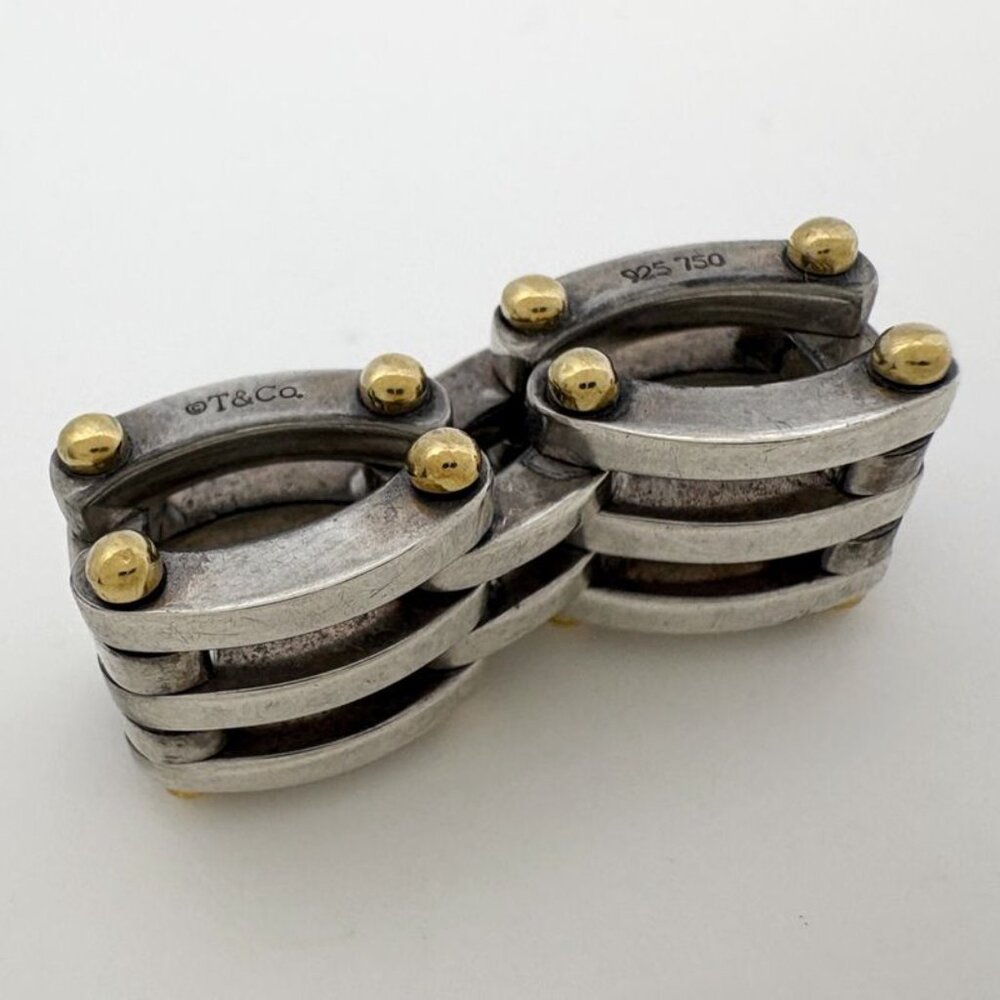 Tiffany & Co Gate Ring 750 Silver - Picture 4 of 6